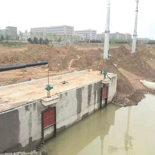 下开式铸铁闸门