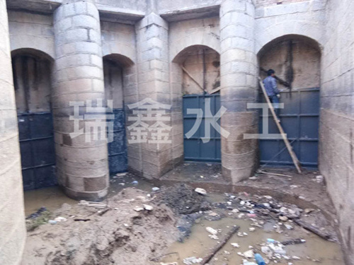 附壁式铸铁闸门安装施工图 附壁式铸铁闸门安装施工图