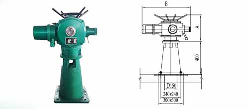 山西qda手电两用启闭机结构图 山西qda手电两用启闭机结构图