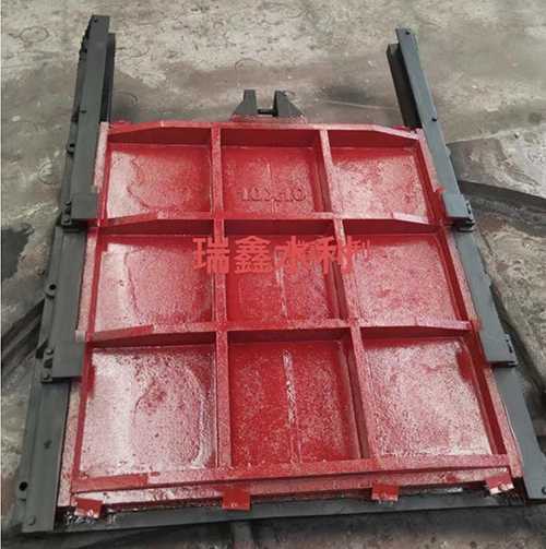 2米双向止水铸铁平板闸门细节图 2米双向止水铸铁平板闸门细节图