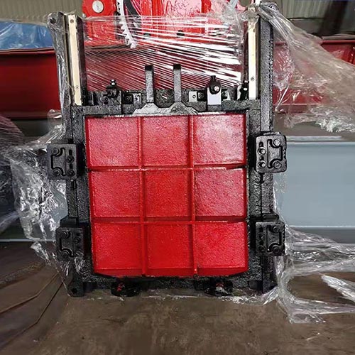 双向止水渠道铸铁闸门车间包装发货 双向止水渠道铸铁闸门车间包装发货